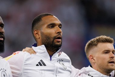 Jonathan Tah, UEFA Euro 2024 maçında İsviçre ve Almanya milli takımları arasında Deutsche Bank Park 'ta (Maciej Rogowski)