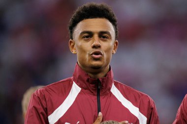 Dan Ndoye, İsviçre ve Almanya milli takımları arasında oynanan UEFA Euro 2024 maçında Deutsche Bank Park 'ta (Maciej Rogowski)