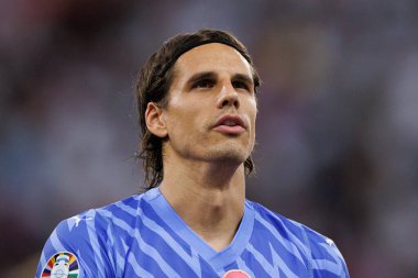 Yann Sommer, İsviçre ve Almanya milli takımları arasında oynanan UEFA Euro 2024 maçında Deutsche Bank Park 'ta (Maciej Rogowski)