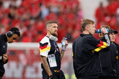 Robert Andrich, İsviçre ve Almanya milli takımları arasında oynanan UEFA Euro 2024 maçında Deutsche Bank Park 'ta (Maciej Rogowski)