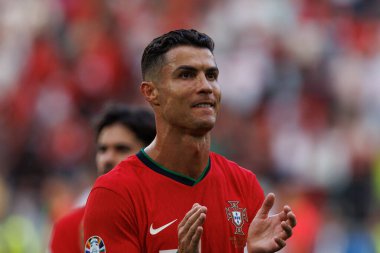 Cristiano Ronaldo, UEFA Euro 2024 maçında Türkiye ve Portekiz milli takımları arasında Signal Iduna Park, Dortmund, Almanya (Maciej Rogowski)