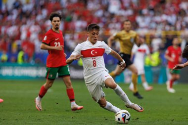 Arda Güler, UEFA Euro 2024 maçında Türkiye ve Portekiz milli takımları arasında Signal Iduna Park, Dortmund, Almanya 'da görüldü (Maciej Rogowski)