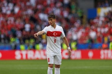 Arda Güler, UEFA Euro 2024 maçında Türkiye ve Portekiz milli takımları arasında Signal Iduna Park, Dortmund, Almanya 'da görüldü (Maciej Rogowski)