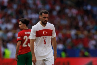 Orkun Kokcu, Türkiye ve Portekiz milli takımları arasında Almanya 'nın Dortmund kentinde oynanan UEFA Euro 2024 karşılaşmasında görüldü (Maciej Rogowski)