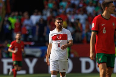 Orkun Kokcu, Türkiye ve Portekiz milli takımları arasında Almanya 'nın Dortmund kentinde oynanan UEFA Euro 2024 karşılaşmasında görüldü (Maciej Rogowski)