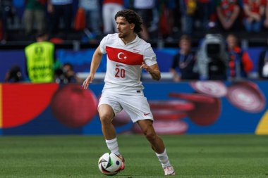 Ferdi Kadioğlu UEFA Euro 2024 maçında Türkiye ve Portekiz milli takımları arasında Signal Iduna Park, Dortmund, Almanya 'da görüldü (Maciej Rogowski)