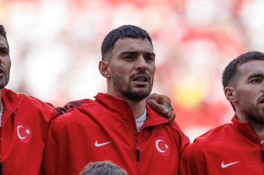 Kaan Ayhan, Türkiye ve Portekiz milli takımları arasında oynanan UEFA Euro 2024 maçında Almanya 'nın Dortmund kentindeki Signal Iduna Park' ta görüldü (Maciej Rogowski))