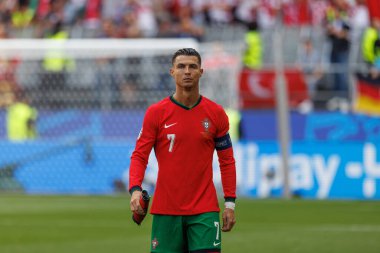 Cristiano Ronaldo, UEFA Euro 2024 maçında Türkiye ve Portekiz milli takımları arasında Signal Iduna Park, Dortmund, Almanya (Maciej Rogowski)