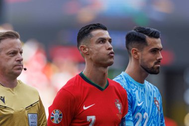 Cristiano Ronaldo, UEFA Euro 2024 maçında Türkiye ve Portekiz milli takımları arasında Signal Iduna Park, Dortmund, Almanya (Maciej Rogowski)