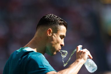 Cristiano Ronaldo, UEFA Euro 2024 maçında Türkiye ve Portekiz milli takımları arasında Signal Iduna Park, Dortmund, Almanya (Maciej Rogowski)