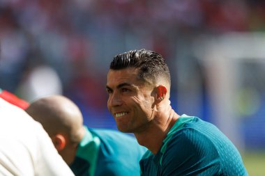 Cristiano Ronaldo, UEFA Euro 2024 maçında Türkiye ve Portekiz milli takımları arasında Signal Iduna Park, Dortmund, Almanya (Maciej Rogowski)