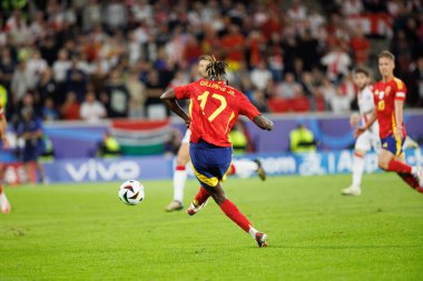 Nico Williams, İspanya ve Gürcistan milli takımları arasında oynanan 16 maçlık UEFA Euro 2024 raundunda Almanya 'nın Köln kentinde oynanan gol golüne tanık oldu (Maciej Rogowski)