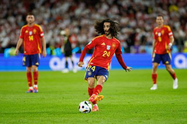 Marc Cucurella, İspanya ve Gürcistan milli takımları arasında oynanan UEFA Euro 2024 turu sırasında Almanya 'nın Köln kentinde görüldü (Maciej Rogowski)