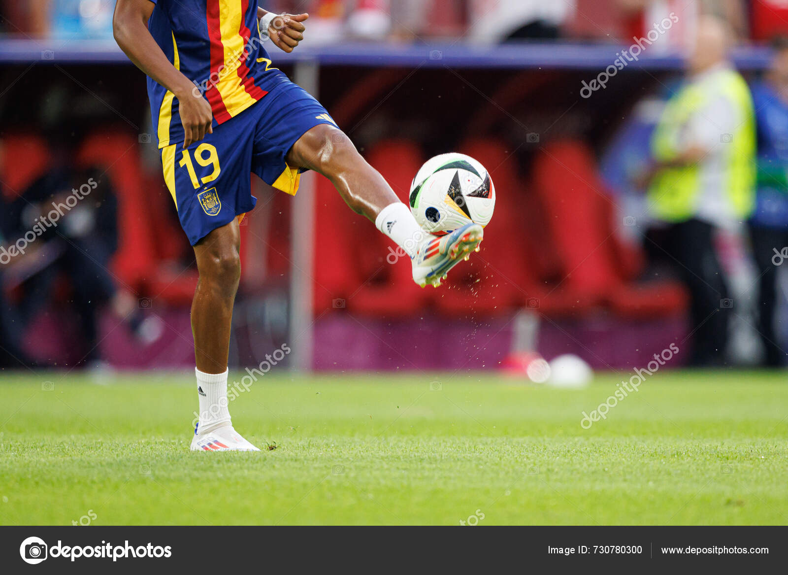 Lamine Yamal His F50 Shoes Seen Uefa Euro 2024 Game — Stock Editorial
