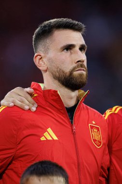 Unai Simon, İspanya ve Gürcistan milli takımları arasında oynanan UEFA Euro 2024 turu sırasında Almanya 'nın Köln kentinde görüldü (Maciej Rogowski)