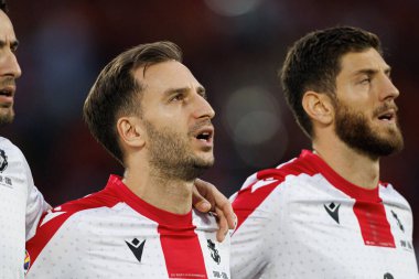 Otar Kakabadze, İspanya ve Gürcistan milli takımları arasında Almanya 'nın Köln kentinde oynanan UEFA Euro 2024 turu sırasında görüldü (Maciej Rogowski)