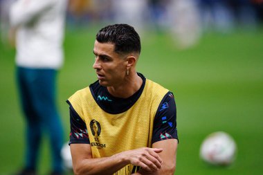 Cristiano Ronaldo, Portekiz ve Slovenya milli takımları arasında Almanya 'nın Deutsche Bank Park kentinde oynanan 16 maçın UEFA Euro 2024 raundunda görüldü (Maciej Rogowski)