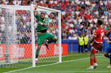 Gianluigi Donnarumma, UEFA Euro 2024 turunda İsviçre ve İtalya milli takımları arasında Olympiastadion, Berlin, Almanya 'da görüldü (Maciej Rogowski))