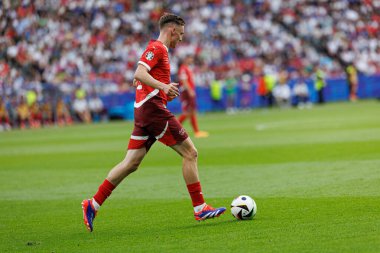 Michael Aebischer, İsviçre ve İtalya milli takımları arasında Almanya 'nın başkenti Berlin' de oynanan 16 maçlık UEFA Euro 2024 raundunda görüldü (Maciej Rogowski)