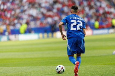 Stephan El Shaarawy, İsviçre ve İtalya milli takımları arasında Almanya 'nın başkenti Berlin' de oynanan 16 maçlık UEFA Euro 2024 turunda görüldü (Maciej Rogowski))