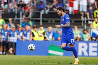 Theo Hernandez UEFA Euro 2024 maçında Fransa ve Polonya milli takımları arasında Almanya 'nın Dortmund kentinde Sinyal Iduna Parkı' nda görüldü (Maciej Rogowski)