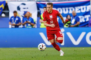 Piotr Zielinski, Fransa ve Polonya milli takımları arasında oynanan UEFA Euro 2024 maçında Almanya 'nın Dortmund kentinde görüldü (Maciej Rogowski)
