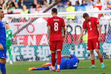 Jakub Moder, Fransa ve Polonya milli takımları arasında Almanya 'nın Dortmund kentinde oynanan UEFA Euro 2024 maçında görüldü (Maciej Rogowski)