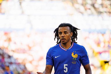 Jules Kounde, Fransa ve Polonya milli takımları arasında oynanan UEFA Euro 2024 maçında Almanya 'nın Dortmund kentindeki Signal Iduna Park' ta görüldü (Maciej Rogowski)