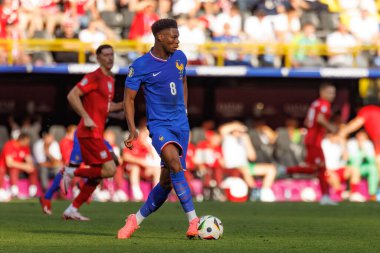 Aurelien Tchouameni, UEFA Euro 2024 maçında Fransa ve Polonya milli takımları arasında Signal Iduna Park, Dortmund, Almanya (Maciej Rogowski)