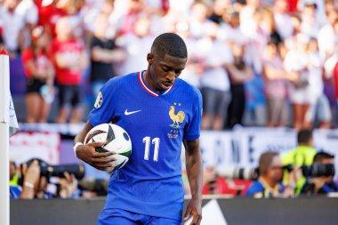Ousmane Dembele, UEFA Euro 2024 maçında Fransa ve Polonya milli takımları arasında Signal Iduna Park, Dortmund, Almanya (Maciej Rogowski)