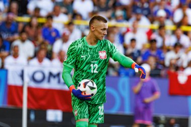Lukasz Skorupski, UEFA Euro 2024 maçında Fransa ve Polonya milli takımları arasında Signal Iduna Park, Dortmund, Almanya (Maciej Rogowski)