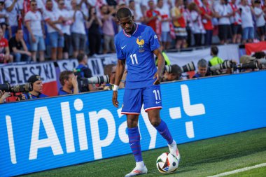 Ousmane Dembele, UEFA Euro 2024 maçında Fransa ve Polonya milli takımları arasında Signal Iduna Park, Dortmund, Almanya (Maciej Rogowski)