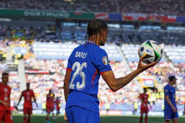 Bradley Barcola, Fransa ve Polonya milli takımları arasında Almanya 'nın Dortmund kentinde oynanan UEFA Euro 2024 maçında görüldü (Maciej Rogowski)