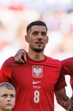 Jakub Moder, Fransa ve Polonya milli takımları arasında Almanya 'nın Dortmund kentinde oynanan UEFA Euro 2024 maçında görüldü (Maciej Rogowski)