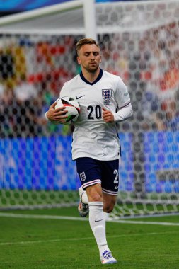 Jarrod Bowen UEFA Euro 2024 maçında Deutsche Bank Park 'ta Danimarka ve İngiltere milli takımları arasında görüldü (Maciej Rogowski)