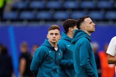 Francisco Conceicao, UEFA Euro 2024 maçında Portekiz ve Fransa milli takımları arasında Almanya 'nın Hamburg kentinde görüldü (Maciej Rogowski)