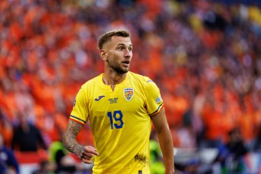 Denis Dragus, Romanya ve Hollanda milli takımları arasında oynanan 16 maçlık UEFA Euro 2024 turu sırasında Almanya 'nın Allianz Arena kentinde görüldü (Maciej Rogowski)