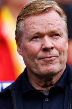 Ronald Koeman, Romanya ve Hollanda milli takımları arasında Almanya 'nın başkenti Münih' teki Allianz Arena 'da oynanan 16 maçlık UEFA Euro 2024 turunda görüldü (Maciej Rogowski)
