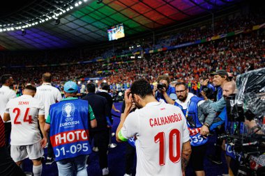 Hakan Calhanoğlu, Hollanda ve Türkiye milli takımları arasında oynanan UEFA Euro 2024 çeyrek final maçında Berlin Olympiastadion 'da görüldü (Maciej Rogowski)