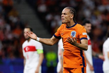 Xavi Simons, Hollanda ve Türkiye milli takımları arasında Berlin Olympiastadion 'da oynanan UEFA Euro 2024 çeyrek final maçında görüldü (Maciej Rogowski)
