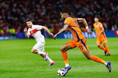Cody Gakpo, Hollanda ve Türkiye milli takımları arasında Berlin Olympiastadion 'da oynanan UEFA Euro 2024 çeyrek final maçında görüldü (Maciej Rogowski)