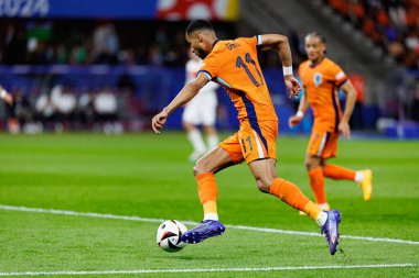 Cody Gakpo, Hollanda ve Türkiye milli takımları arasında Berlin Olympiastadion 'da oynanan UEFA Euro 2024 çeyrek final maçında görüldü (Maciej Rogowski)