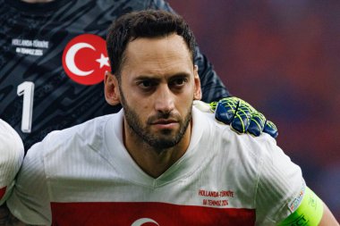 Hakan Calhanoğlu, Hollanda ve Türkiye milli takımları arasında oynanan UEFA Euro 2024 çeyrek final maçında Berlin Olympiastadion 'da görüldü (Maciej Rogowski)