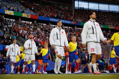 Mert Muldur, Hollanda ve Türkiye milli takımları arasında Berlin Olympiastadion 'da oynanan UEFA Euro 2024 çeyrek final maçında görüldü (Maciej Rogowski)