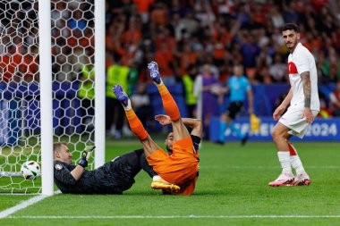 Cody Gakpo, Hollanda ve Türkiye milli takımları arasında oynanan UEFA Euro 2024 çeyrek final maçında Olympiastadion, Berlin, Almanya (Maciej Rogowski)