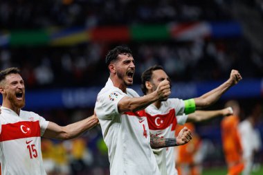 Aynı Akaydin, Hollanda ve Türkiye milli takımları arasında oynanan UEFA Euro 2024 çeyrek final maçında attığı gol sonrasında Berlin, Almanya (Maciej Rogowski))