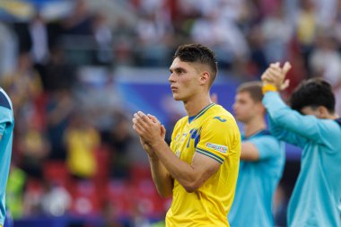 Georgiy Sudakov UEFA Euro 2024 maçında MHPArena, Stuttgart, Almanya 'da milli takımlar arasında görüldü (Maciej Rogowski)