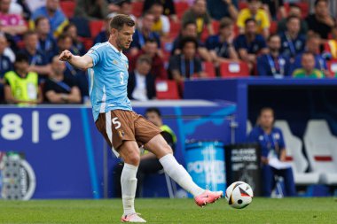 Jan Vertonghen UEFA Euro 2024 maçında MHPArena, Stuttgart, Almanya 'da milli takımlar arasında görüldü (Maciej Rogowski)