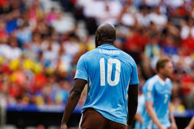 UEFA Euro 2024 maçında Ukrayna ve Belçika milli takımları arasında MHPArena, Stuttgart, Almanya (Maciej Rogowski)