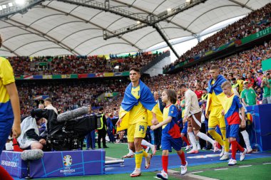 Georgiy Sudakov UEFA Euro 2024 maçında MHPArena, Stuttgart, Almanya 'da milli takımlar arasında görüldü (Maciej Rogowski)